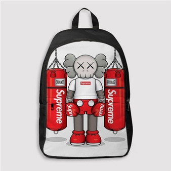 Pastele Kaws Supreme Custom Backpack Personalized School Bag Travel Bag Work Bag Laptop Lunch Office Book Waterproof Unisex Fabric Backpack