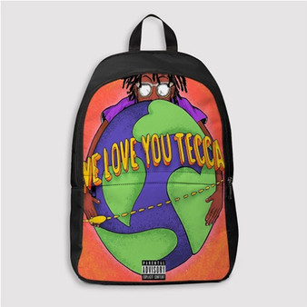 Pastele Lil Tecca We Love You Tecca Custom Backpack Personalized School Bag Travel Bag Work Bag Laptop Lunch Office Book Waterproof Unisex Fabric Backpack