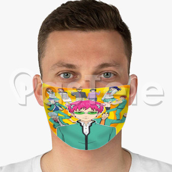 The Disastrous Life of Saiki K 2 Custom Fabric Face Mask Polyester Two Layers Cloth