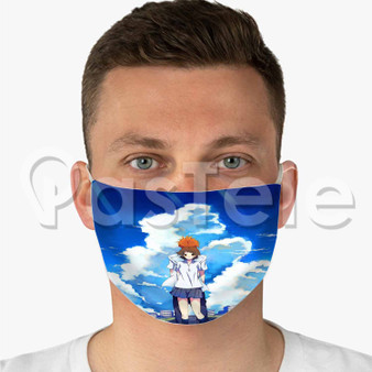 The Girl Who Leapt Through Time Custom Fabric Face Mask Polyester Two Layers Cloth