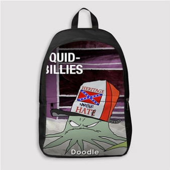 Pastele Squidbillies Custom Backpack Personalized School Bag Travel Bag Work Bag Laptop Lunch Office Book Waterproof Unisex Fabric Backpack