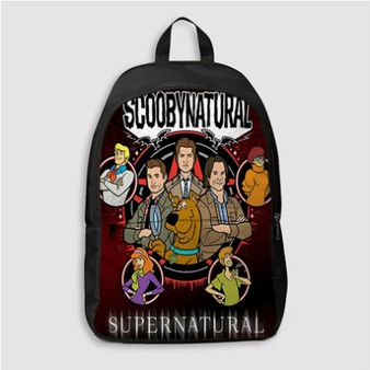 Pastele Supernatural Scooby Doo Custom Backpack Personalized School Bag Travel Bag Work Bag Laptop Lunch Office Book Waterproof Unisex Fabric Backpack