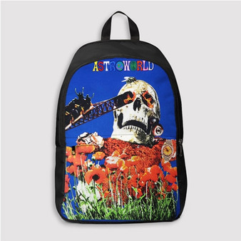 Pastele Travis Scott Astroworld Custom Backpack Personalized School Bag Travel Bag Work Bag Laptop Lunch Office Book Waterproof Unisex Fabric Backpack