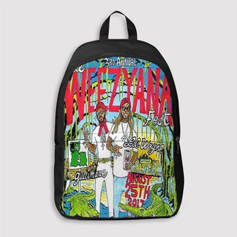 Pastele Weezyana Lil Wayne Gucci Mane Young Boy Rich The Kid Custom Backpack Personalized School Bag Travel Bag Work Bag Laptop Lunch Office Book Waterproof Unisex Fabric Backpack