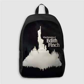 Pastele What Remains of Edith Finch Custom Backpack Personalized School Bag Travel Bag Work Bag Laptop Lunch Office Book Waterproof Unisex Fabric Backpack