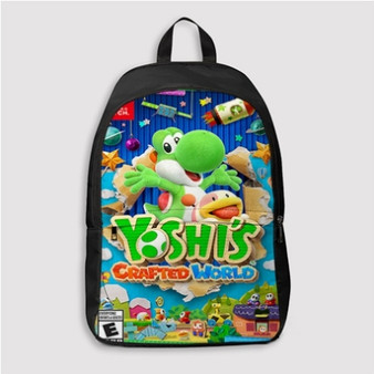 Pastele Yoshi s Crafted World Custom Backpack Personalized School Bag Travel Bag Work Bag Laptop Lunch Office Book Waterproof Unisex Fabric Backpack