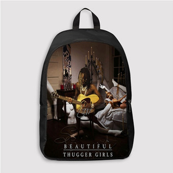 Pastele Young Thug Beautiful Thugger Girls Custom Backpack Personalized School Bag Travel Bag Work Bag Laptop Lunch Office Book Waterproof Unisex Fabric Backpack