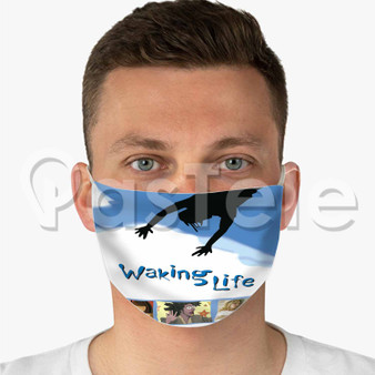 Waking Life Custom Fabric Face Mask Polyester Two Layers Cloth
