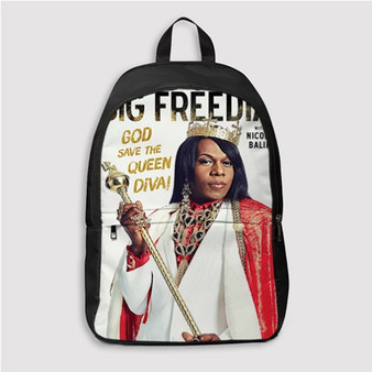 Pastele Big Freedia Custom Backpack Personalized School Bag Travel Bag Work Bag Laptop Lunch Office Book Waterproof Unisex Fabric Backpack