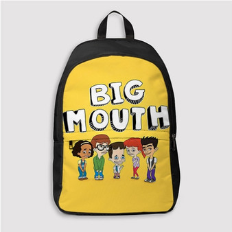 Pastele Big Mouth Good Custom Backpack Personalized School Bag Travel Bag Work Bag Laptop Lunch Office Book Waterproof Unisex Fabric Backpack