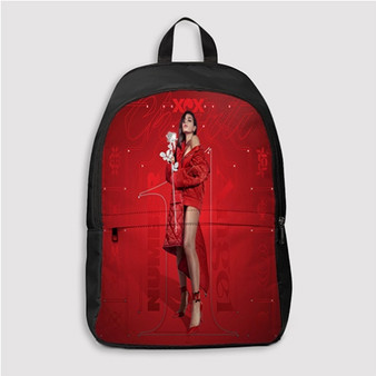 Pastele Charli XCX Number 1 Angel Custom Backpack Personalized School Bag Travel Bag Work Bag Laptop Lunch Office Book Waterproof Unisex Fabric Backpack