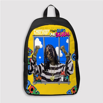 Pastele Chief Keef s Two Zero One Seven Custom Backpack Personalized School Bag Travel Bag Work Bag Laptop Lunch Office Book Waterproof Unisex Fabric Backpack