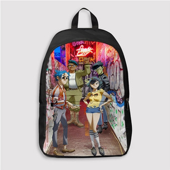 Pastele Gorillaz Good Custom Backpack Personalized School Bag Travel Bag Work Bag Laptop Lunch Office Book Waterproof Unisex Fabric Backpack