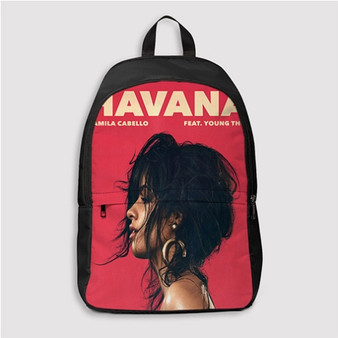 Pastele Havana Camila Cabello Feat Young Thug Custom Backpack Personalized School Bag Travel Bag Work Bag Laptop Lunch Office Book Waterproof Unisex Fabric Backpack