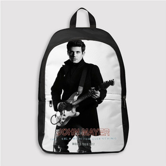 Pastele John Mayer World Tour 2017 Custom Backpack Personalized School Bag Travel Bag Work Bag Laptop Lunch Office Book Waterproof Unisex Fabric Backpack