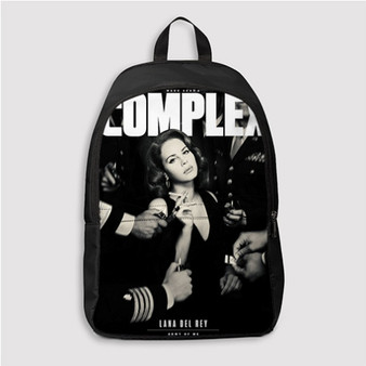 Pastele Lana Del Rey Complex Custom Backpack Personalized School Bag Travel Bag Work Bag Laptop Lunch Office Book Waterproof Unisex Fabric Backpack