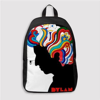 Pastele Milton Glaser Bob Dylan Poster Wall Decor Custom Backpack Personalized School Bag Travel Bag Work Bag Laptop Lunch Office Book Waterproof Unisex Fabric Backpack
