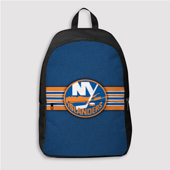 Pastele New York Islanders NHL Good Custom Backpack Personalized School Bag Travel Bag Work Bag Laptop Lunch Office Book Waterproof Unisex Fabric Backpack