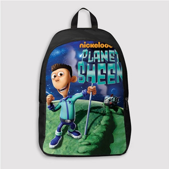 Pastele Planet Sheen Custom Backpack Personalized School Bag Travel Bag Work Bag Laptop Lunch Office Book Waterproof Unisex Fabric Backpack