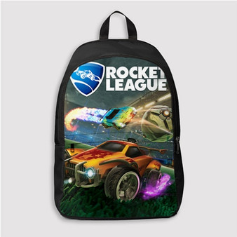 Pastele Rocket League Custom Backpack Personalized School Bag Travel Bag Work Bag Laptop Lunch Office Book Waterproof Unisex Fabric Backpack