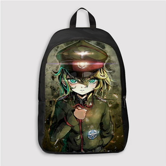 Pastele Saga of Tanya the Evil Good Custom Backpack Personalized School Bag Travel Bag Work Bag Laptop Lunch Office Book Waterproof Unisex Fabric Backpack