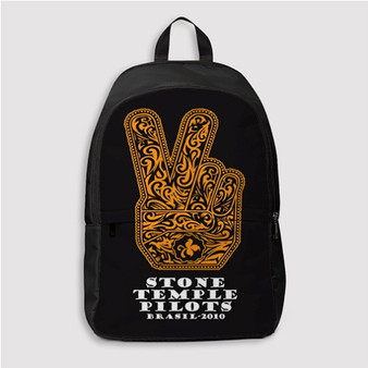 Pastele Stone Temple Pilots Custom Backpack Personalized School Bag Travel Bag Work Bag Laptop Lunch Office Book Waterproof Unisex Fabric Backpack