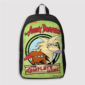 Pastele The Angry Beavers Custom Backpack Personalized School Bag Travel Bag Work Bag Laptop Lunch Office Book Waterproof Unisex Fabric Backpack