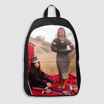 Pastele The Kids Are Alright Chloe X Halle Good Custom Backpack Personalized School Bag Travel Bag Work Bag Laptop Lunch Office Book Waterproof Unisex Fabric Backpack