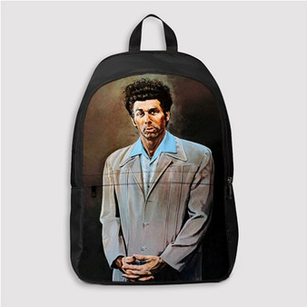 Pastele THe Kramer Jerry Seinfeld Custom Backpack Personalized School Bag Travel Bag Work Bag Laptop Lunch Office Book Waterproof Unisex Fabric Backpack