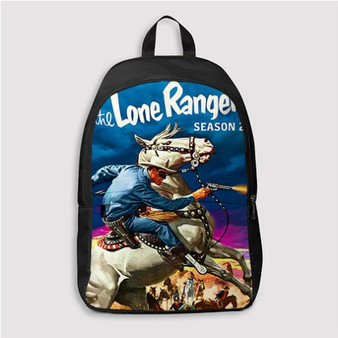 Pastele The Lone Ranger Custom Backpack Personalized School Bag Travel Bag Work Bag Laptop Lunch Office Book Waterproof Unisex Fabric Backpack