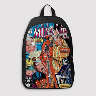 Pastele The New Mutant 98 Deadpool Custom Backpack Personalized School Bag Travel Bag Work Bag Laptop Lunch Office Book Waterproof Unisex Fabric Backpack