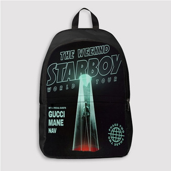 Pastele The Weeknd Starboy Legend of the Fall 2017 World Tour Custom Backpack Personalized School Bag Travel Bag Work Bag Laptop Lunch Office Book Waterproof Unisex Fabric Backpack