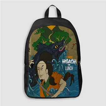 Pastele Tity Boi 2 Chainz Hibachi for Lunch Custom Backpack Personalized School Bag Travel Bag Work Bag Laptop Lunch Office Book Waterproof Unisex Fabric Backpack