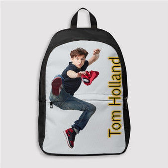 Pastele Tom Holland Custom Backpack Personalized School Bag Travel Bag Work Bag Laptop Lunch Office Book Waterproof Unisex Fabric Backpack