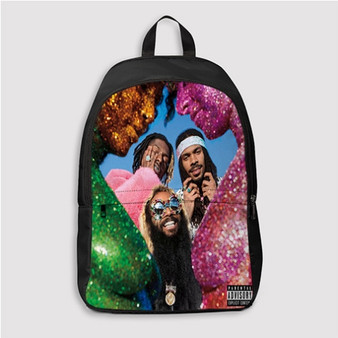 Pastele Vacation in Hell Flatbush Zombies Custom Backpack Personalized School Bag Travel Bag Work Bag Laptop Lunch Office Book Waterproof Unisex Fabric Backpack
