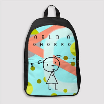 Pastele World of Tomorrow It s Such a Beautiful Day Custom Backpack Personalized School Bag Travel Bag Work Bag Laptop Lunch Office Book Waterproof Unisex Fabric Backpack