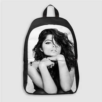 Pastele Bebe Rexha Good Custom Backpack Personalized School Bag Travel Bag Work Bag Laptop Lunch Office Book Waterproof Unisex Fabric Backpack