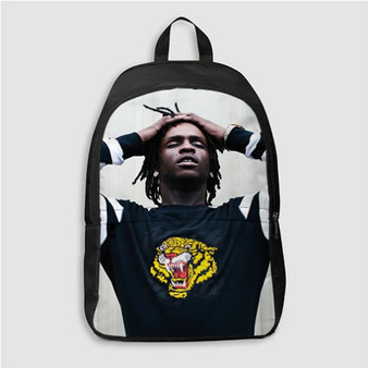 Pastele Chief Keef Rapper Custom Backpack Personalized School Bag Travel Bag Work Bag Laptop Lunch Office Book Waterproof Unisex Fabric Backpack