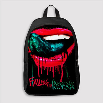 Pastele Falling in Reverse Custom Backpack Personalized School Bag Travel Bag Work Bag Laptop Lunch Office Book Waterproof Unisex Fabric Backpack