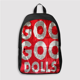 Pastele Goo Goo Dolls 2 Custom Backpack Personalized School Bag Travel Bag Work Bag Laptop Lunch Office Book Waterproof Unisex Fabric Backpack