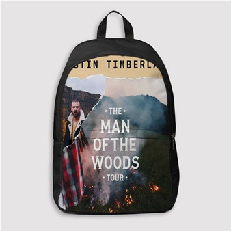 Pastele Justin Timberlake The Man Of The Woods Tour Custom Backpack Personalized School Bag Travel Bag Work Bag Laptop Lunch Office Book Waterproof Unisex Fabric Backpack