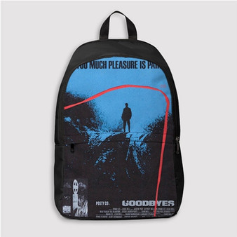 Pastele Post Malone Goodbyes feat Young Thug Good Custom Backpack Personalized School Bag Travel Bag Work Bag Laptop Lunch Office Book Waterproof Unisex Fabric Backpack