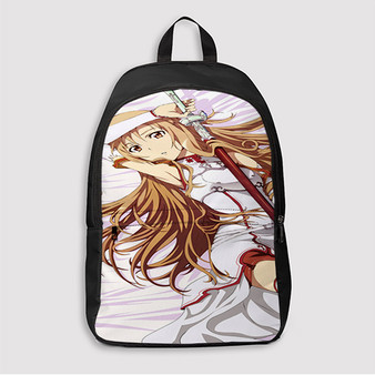 Pastele Asuna Yuuki Sword Art Online Custom Backpack Personalized School Bag Travel Bag Work Bag Laptop Lunch Office Book Waterproof Unisex Fabric Backpack