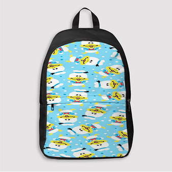 Pastele Child DOnald Duck Custom Backpack Personalized School Bag Travel Bag Work Bag Laptop Lunch Office Book Waterproof Unisex Fabric Backpack