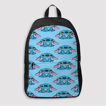 Pastele Disney Stitch 3 Custom Backpack Personalized School Bag Travel Bag Work Bag Laptop Lunch Office Book Waterproof Unisex Fabric Backpack