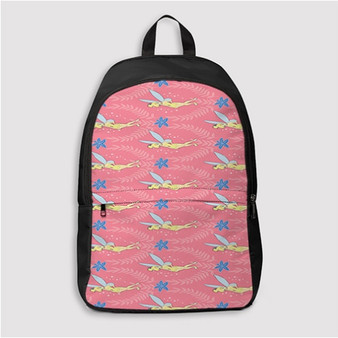 Pastele Disney Tinkerbell Custom Backpack Personalized School Bag Travel Bag Work Bag Laptop Lunch Office Book Waterproof Unisex Fabric Backpack