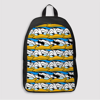 Pastele Donald Duck Face Disney Custom Backpack Personalized School Bag Travel Bag Work Bag Laptop Lunch Office Book Waterproof Unisex Fabric Backpack