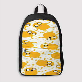 Pastele Jake Adventure Time Custom Backpack Personalized School Bag Travel Bag Work Bag Laptop Lunch Office Book Waterproof Unisex Fabric Backpack