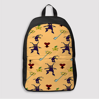 Pastele Kingdom Hearts Key Custom Backpack Personalized School Bag Travel Bag Work Bag Laptop Lunch Office Book Waterproof Unisex Fabric Backpack