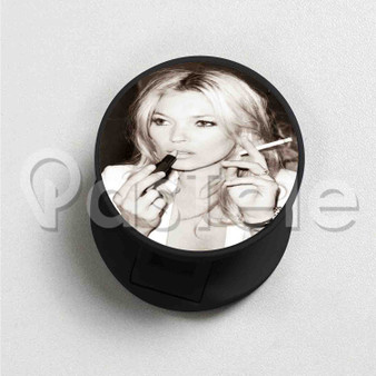 Kate Moss Cigarette Custom Round Cell Phone Folding Holder